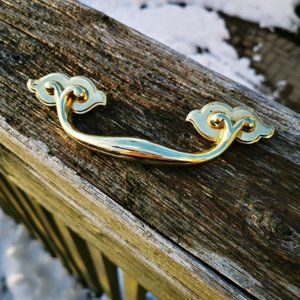 Vintage Brass Drawer Pull